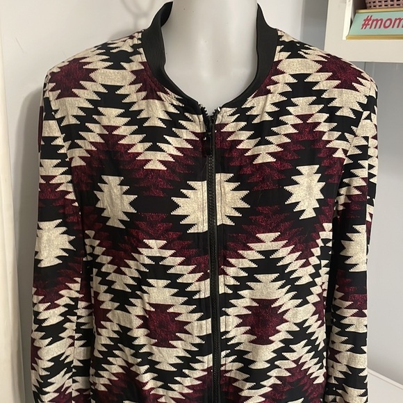 Anthropologie TYLHO Tribal Full Zip jacket size S - Picture 2 of 7